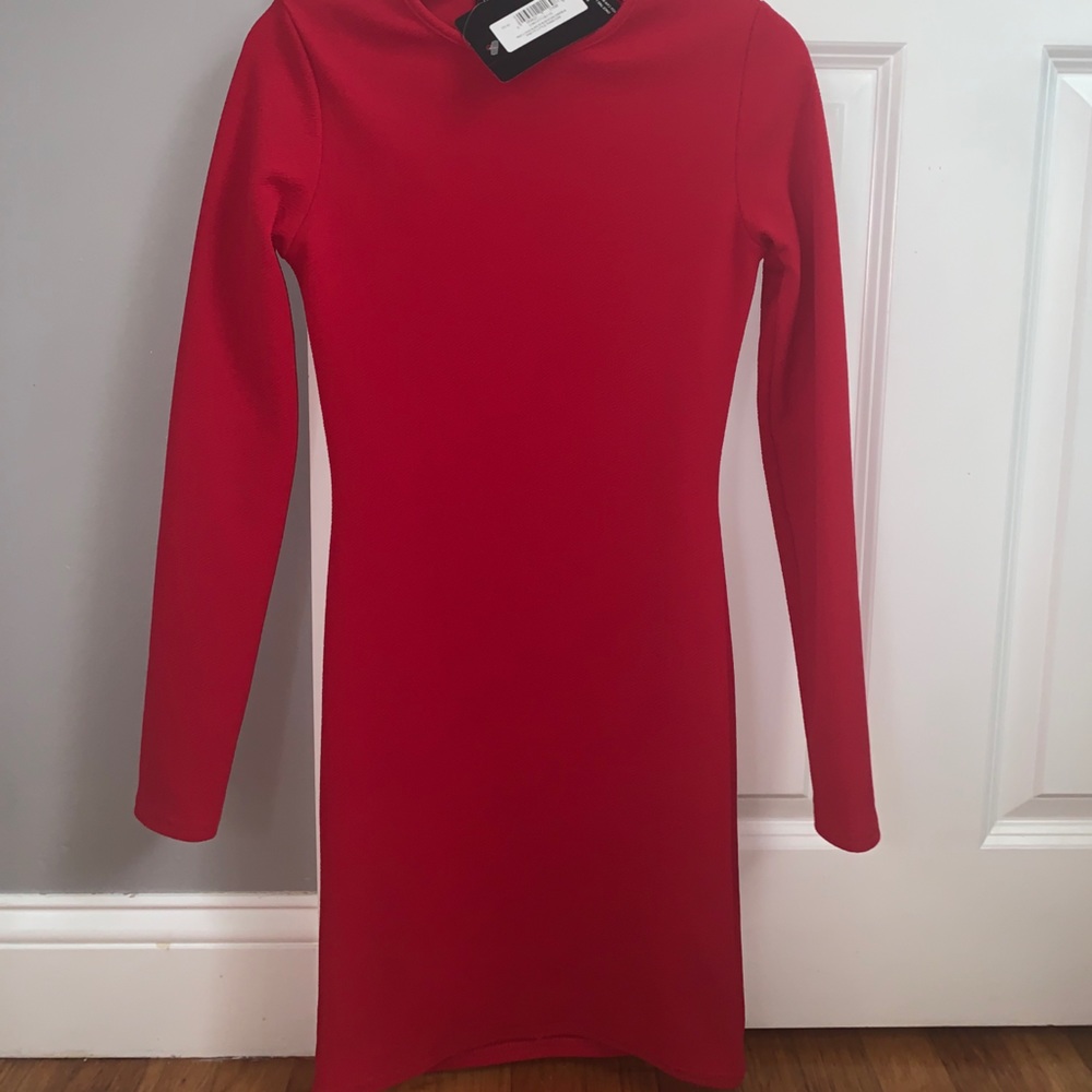 A red dress